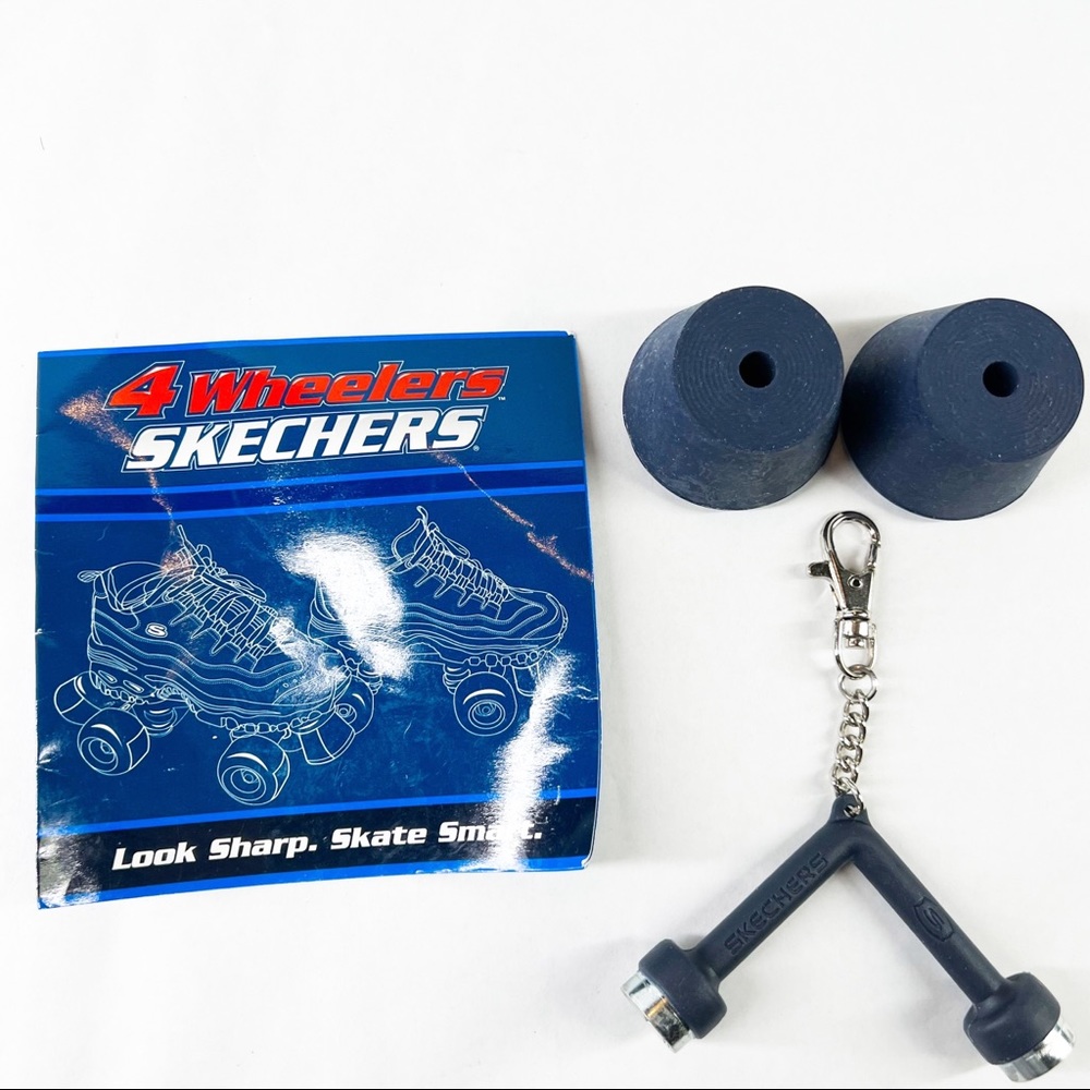 Sketchers 4 Wheelers Skate Replacement Brakes 2 Stoppers, Skate Key Tool